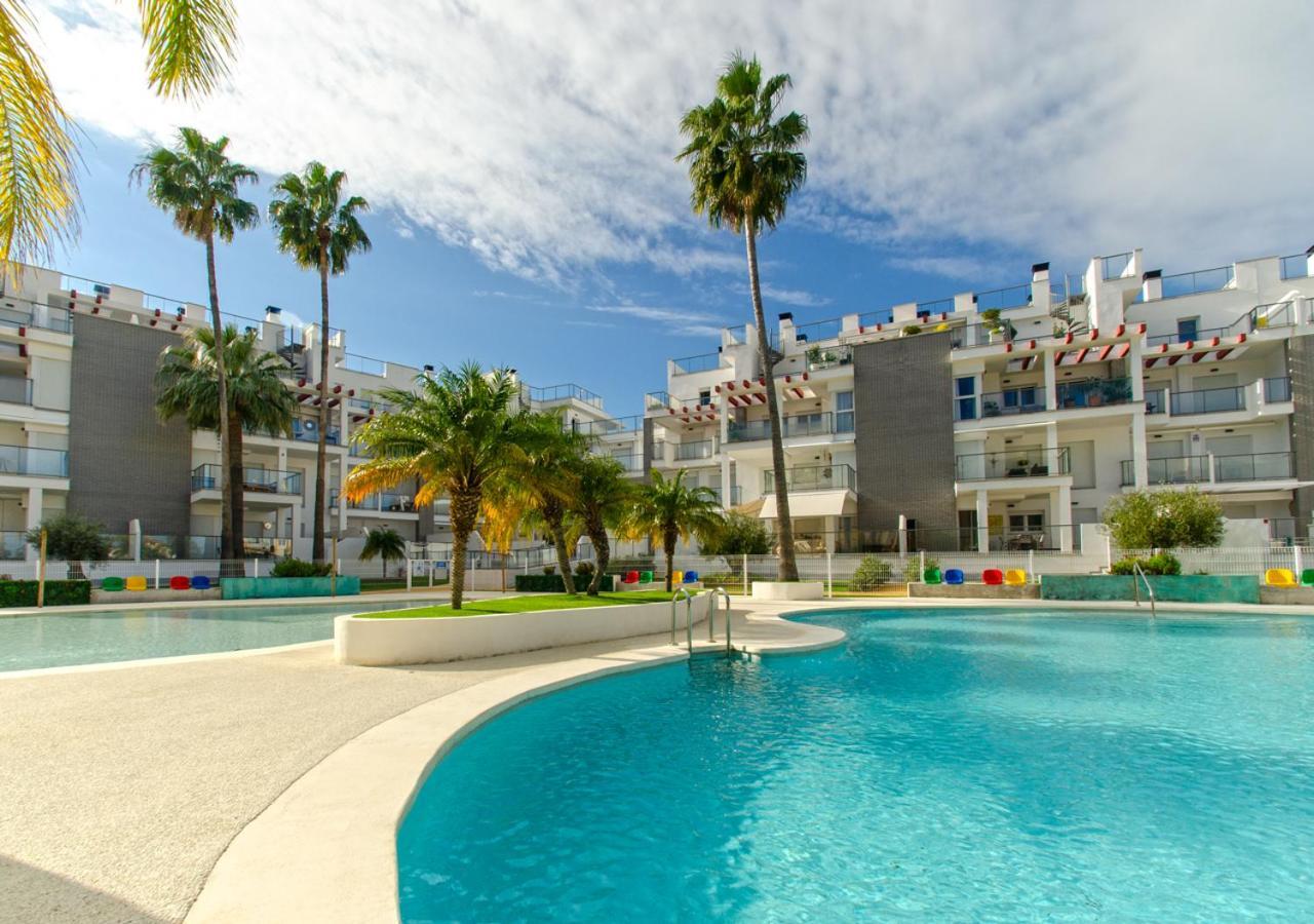 Apartamento Victoria Playa III Con Una Gran Terraza デニア エクステリア 写真